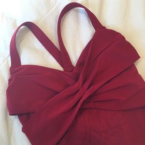 Lululemon Crisscross Swoop Tank